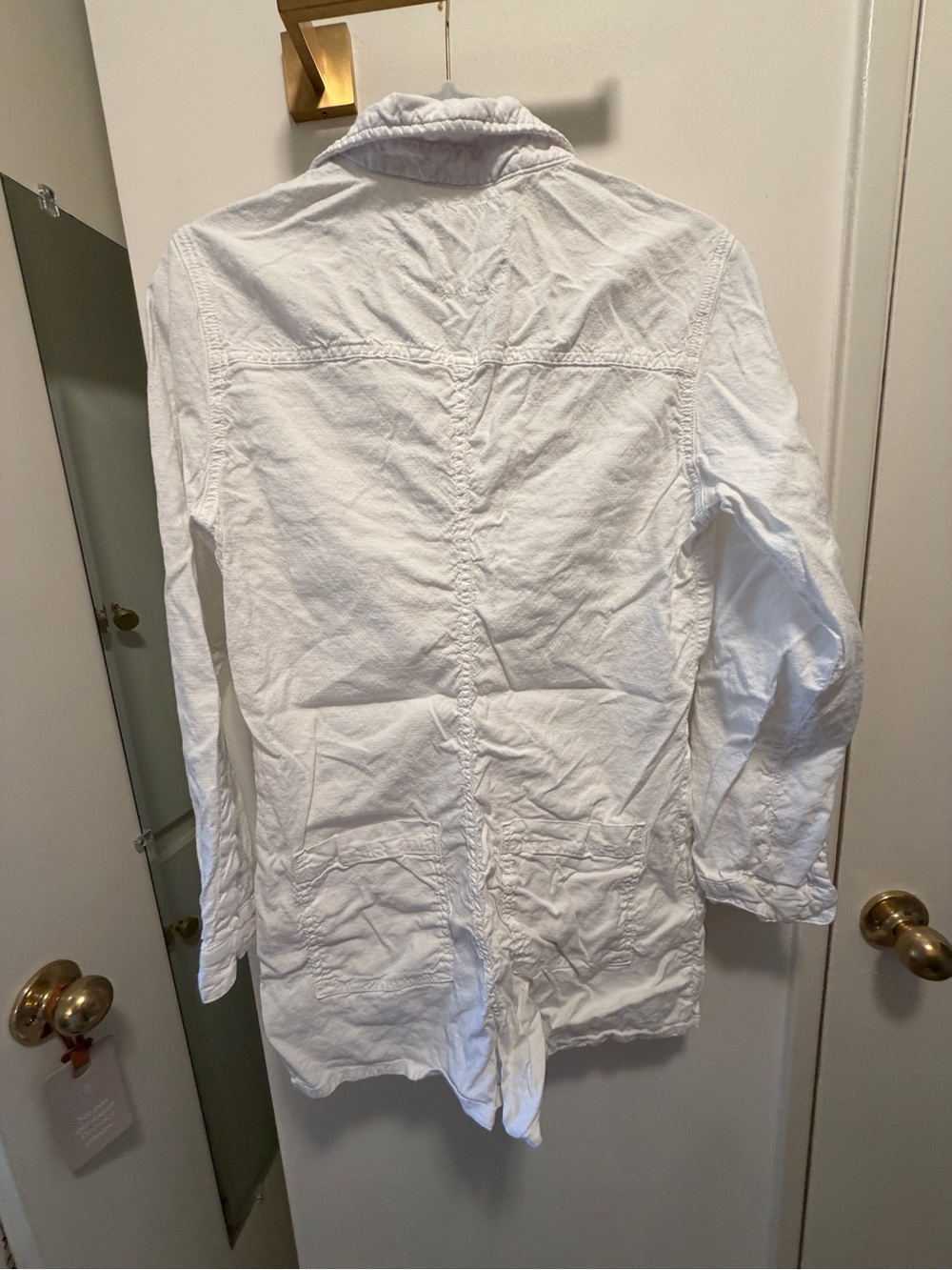 Frank & Eileen Ireland Playsuit
White Italian Linen Romper
MEDIUM Women's - Picture 7 of 10